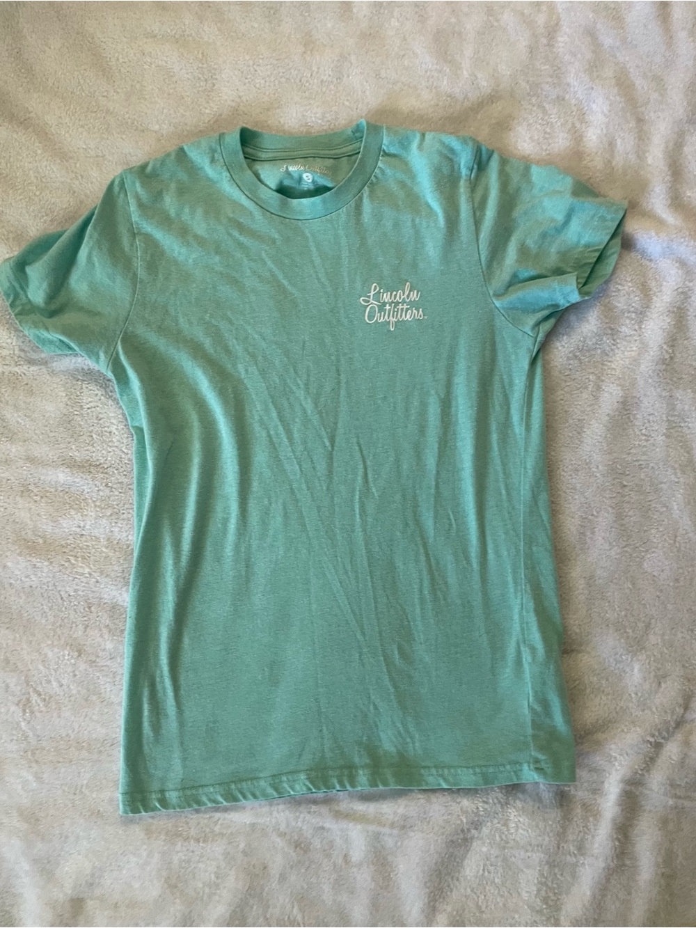 Lincoln Outfitters Mint Green Logo Tee